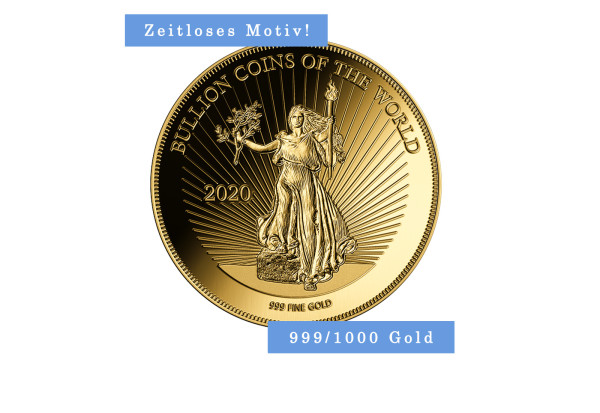 Goldmünze Motiv Liberty 2020