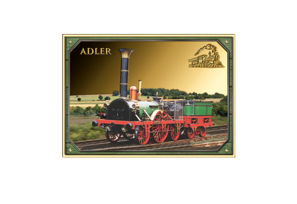 Goldbarren 999/1000 Dampflokomotive Adler