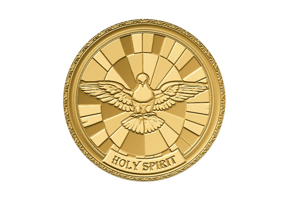 Goldmünze Motiv Heiliger Geist 999/1000 Gold