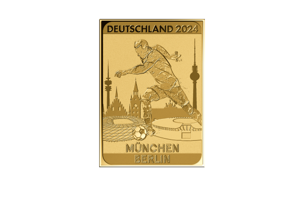 Goldbarren Deutschland 2024 Fussball-EM 999/1000 Gold
