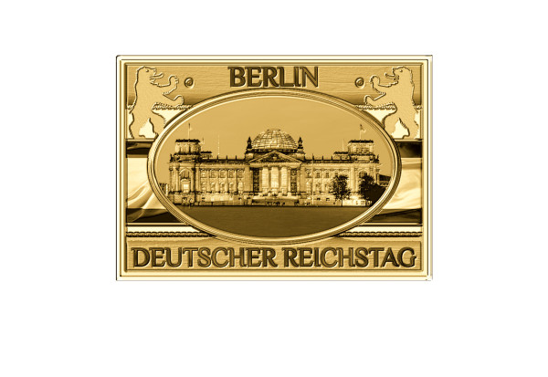 Goldbarren Deutscher Reichstag 999/1000 Gold