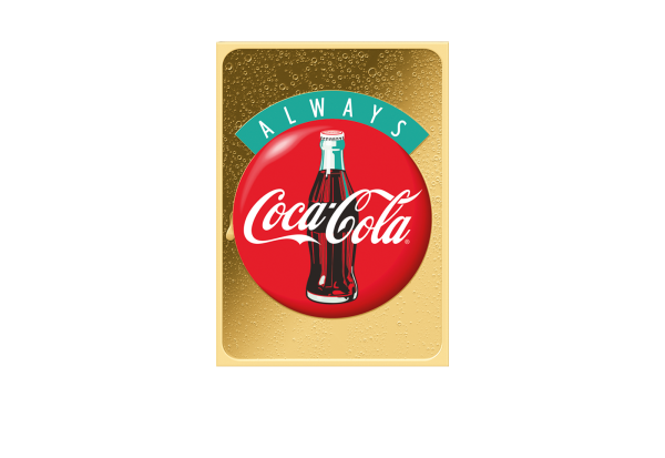 Münzbarren Always 999/1000 Gold aus der Serie Coca-ColaT