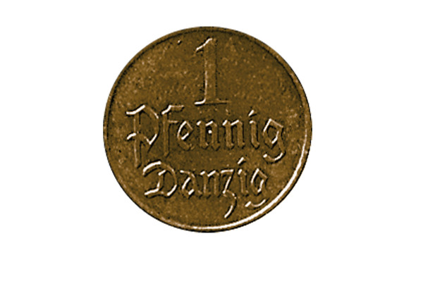 Danzig 1 Pfennig Wappen 1923-1937