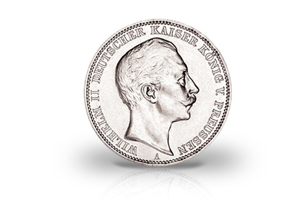 Preußen 5 Mark Silbermünze 1888 Wilhelm II.