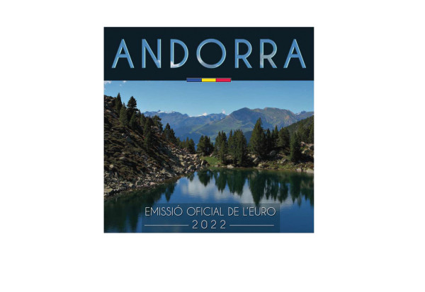 Kursmünzensatz Andorra 2022 st inklusive Blister