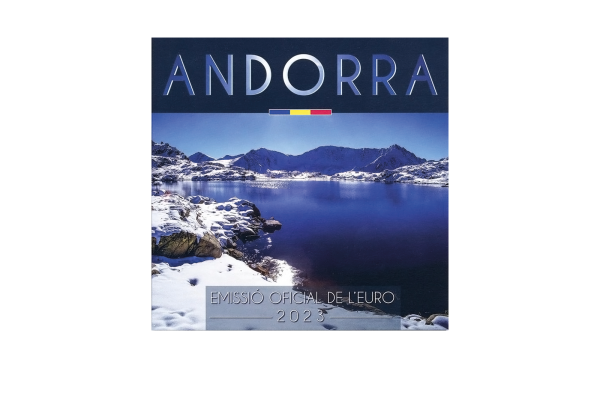 Kursmünzensatz Andorra 2023 st