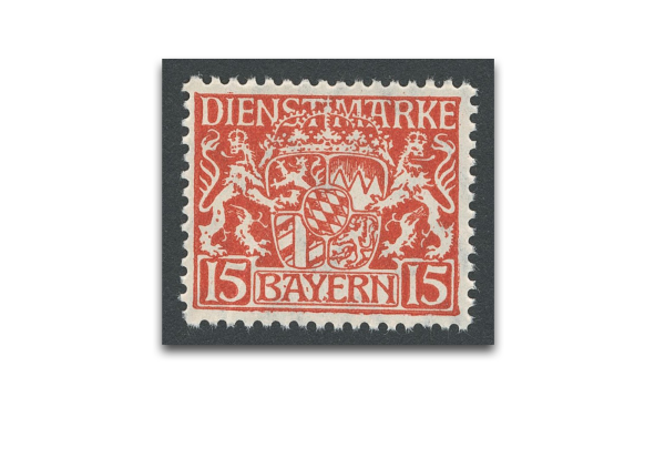 Briefmarke Dienstmarke Bayern Mi. Nr. D 27x postfrisch geprüft