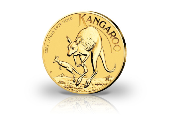 Känguru 1/10 oz Gold 2022 Australien