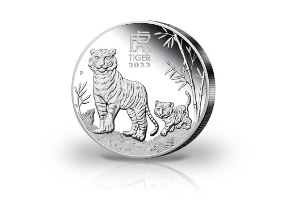 Lunar Serie 1 kg Silber 2022 Australien Jahr des Tigers