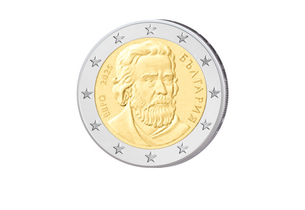 2 Euro 2025 Bulgarien Erste Euromünze Bulgariens