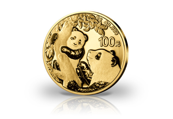 Panda 8 Gramm Gold 2021 China
