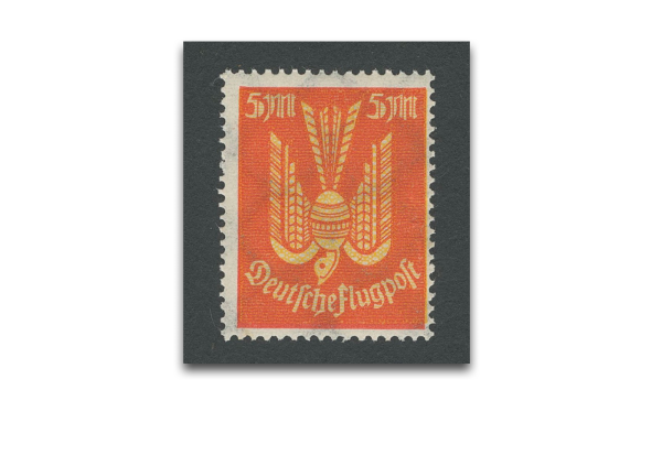 Briefmarke Abart Deutsches Reich Mi. Nr. 218 F I Holztaube postfrisch
