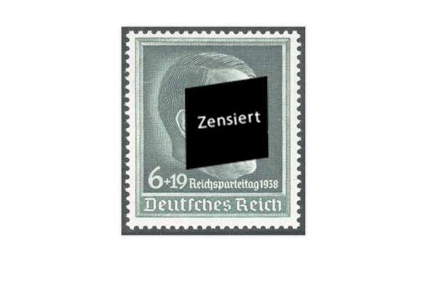 Briefmarken Deutsches Reich Nürnberger Reichsparteitag Michel-Nr. 672 x postfrisch