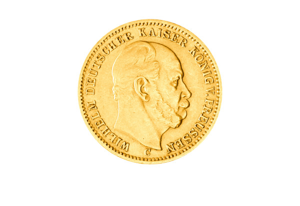 20 Mark 1871 Kaiserreich Wilhelm I. Preußen Jaeger-Nr. 243