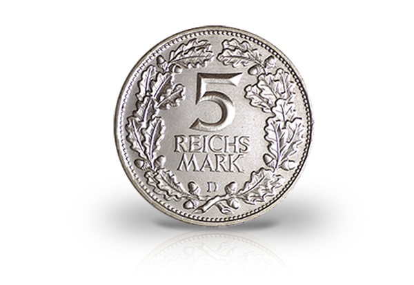 5 Reichsmark Silbermünze 1925 Weimarer Republik Jahrtausendfeier Rheinlande Jaeger-Nr. 322
