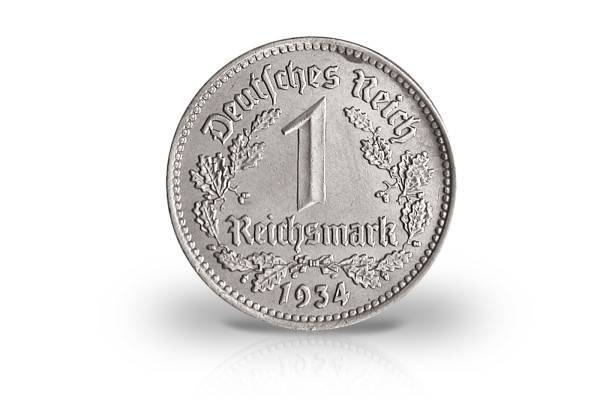 1 Reichsmark 1933-1939 Drittes Reich Jaeger-Nr. 354