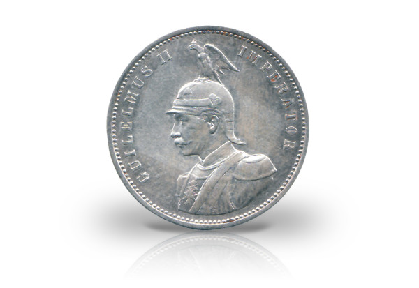 1 Rupie 1890-1902 Deutsch-Ostafrika Kaiser Wilhelm II.
