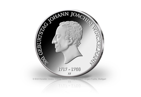 20 Euro Silbermünze 2017 Deutschland 300. Geburtstag J. Winckelmann st
