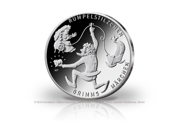 20 Euro Silbermünze 2022 Deutschland Rumpelstilzchen st
