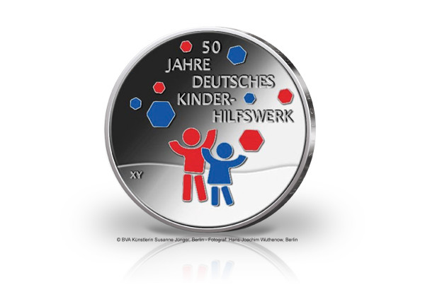 20 Euro Silbermünze 2022 Deutschland 50 Jahre Deutsches Kinderhilfswerk PP