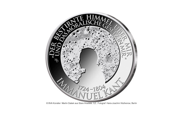 20 Euro Silbermünze 2024 Deutschland 300. Geburtstag Immanuel Kant st