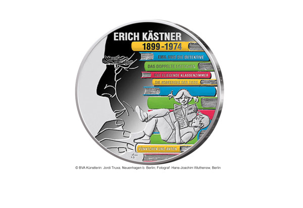 20 Euro Silbermünze 2024 Deutschland 125. Geburtstag Erich Kästner st