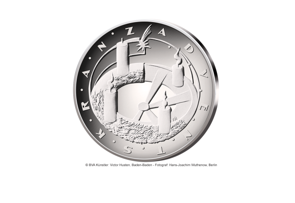 25 Euro Silbermünze 2024 Deutschland Weihnachten Adventskranz st