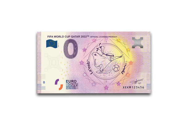 0 Euro Banknote La&#039;eeb Qatar 2022