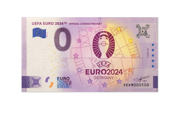 0 Euro Banknote 2024 UEFA Official Emblem