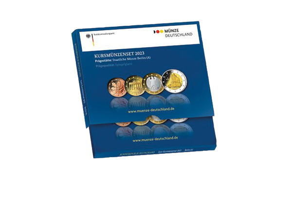 Kursmünzensatz 2023 Deutschland inkl. 2 Euro Elbphilharmonie PP