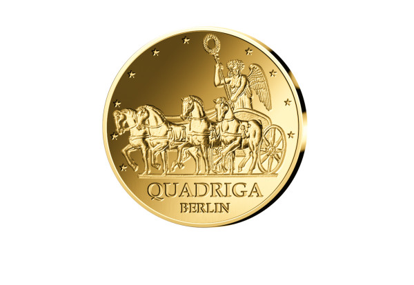 Goldausgabe Quadriga 1 oz 999/1000 Gold