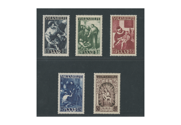Briefmarke Saar 267/71 **