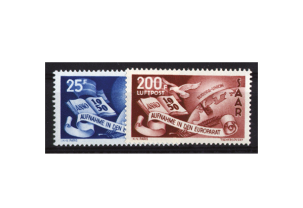 Briefmarke Saar 297/8 **