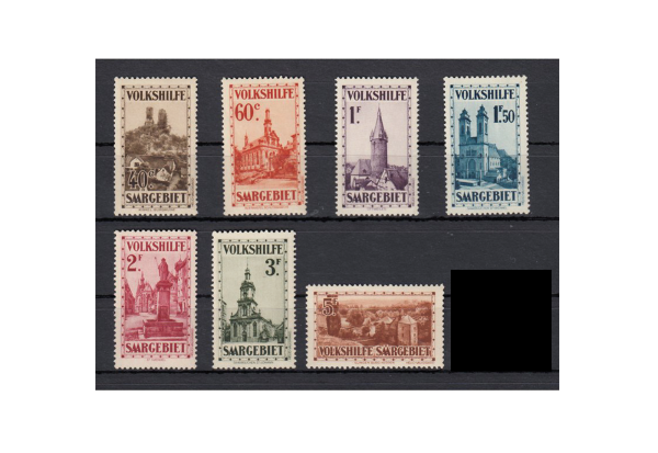 Briefmarken Saar 161/167 gest.