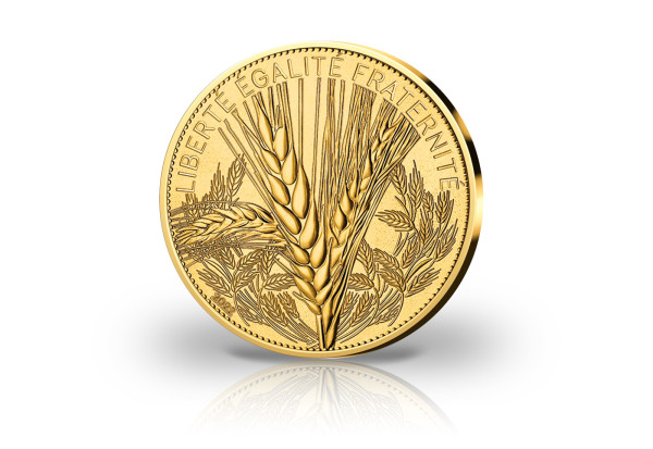 250 Euro Goldmünze 2022 Frankreich Der Weizen st