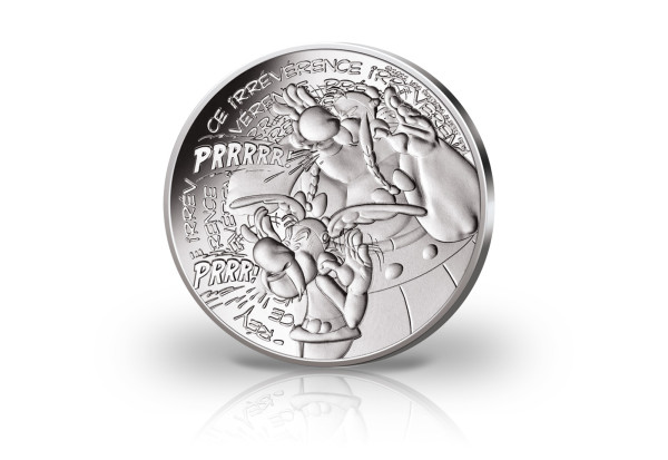 10 Euro Silbermünze 2022 Frankreich Asterix Respektlosigkeit