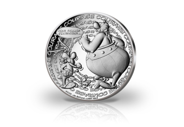 10 Euro Silbermünze 2022 Frankreich Asterix Mut st