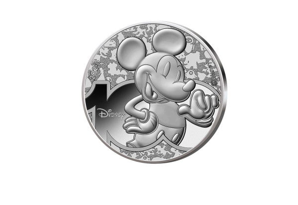 100 Euro Silbermünze 2023 Frankreich 100 Jahre Disney Mickey Mouse