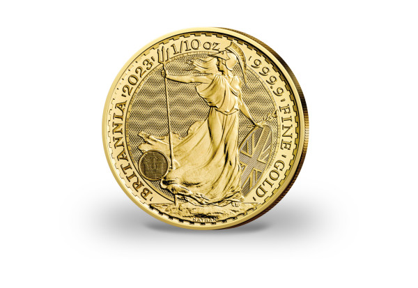 Britannia 1/10 oz Gold 2023 Großbritannien King Charles III.