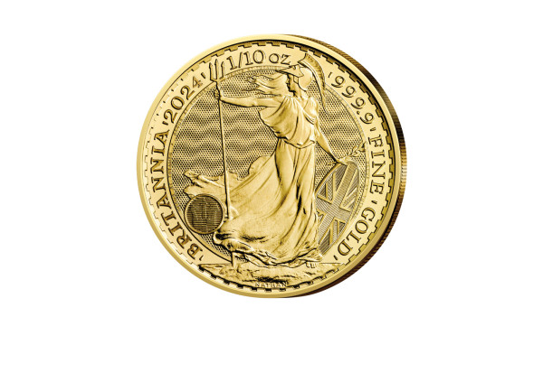 Britannia 1/10 oz Gold 2024 Großbritannien King Charles III.