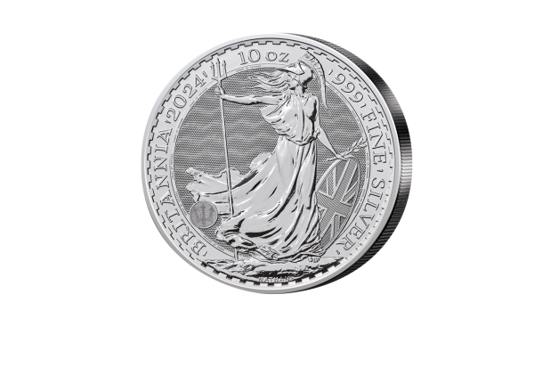 Britannia 10 oz Silber 2024 Großbritannien King Charles III.