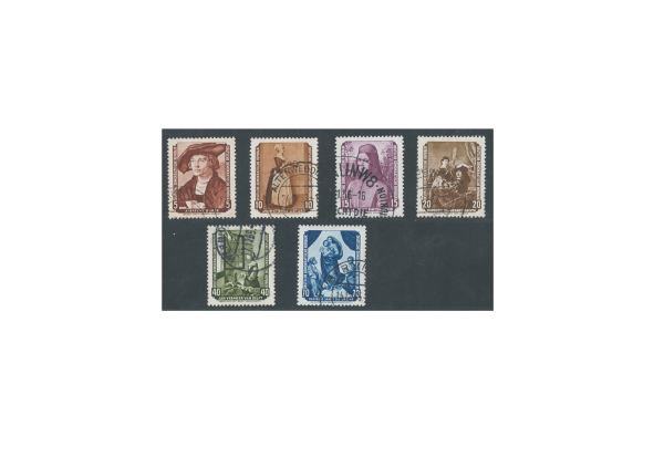 Briefmarken DDR Mi. Nr. 504/09 Gemälde gestempelt