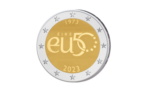 2 Euro 2023 Irland 50. Jahrestag des EU-Beitritts
