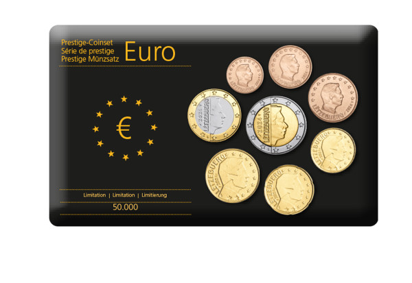 Eurosatz 2024 Luxemburg im Blister bfr.