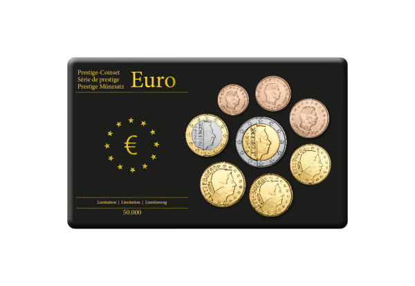 Eurosatz 2020 Luxemburg im hochwertigen Blister