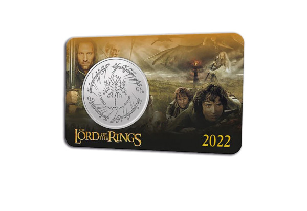 Malta 2,50 Euro 2022 st The Lord of the Rings in Coincard