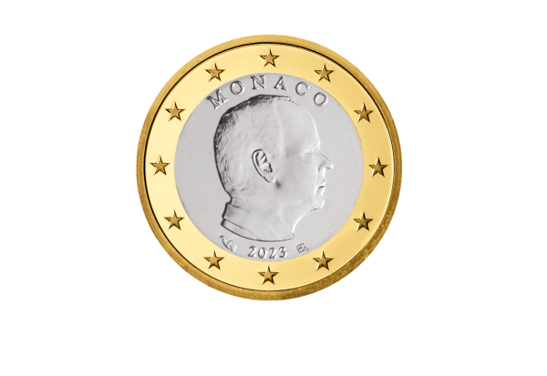 1 Euro 2023 Monaco Kursmünze