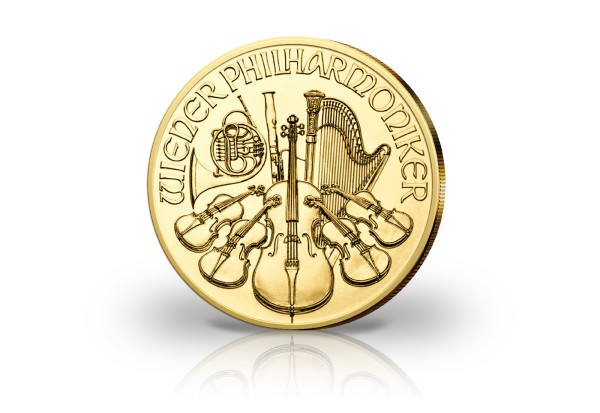 Wiener Philharmoniker 1/10 oz Gold 2022 Österreich