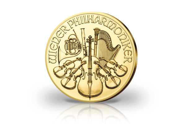 Wiener Philharmoniker 1/25 oz Gold 2023 Österreich