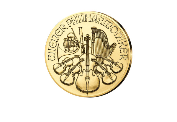 Wiener Philharmoniker 1/25 oz Gold 2024 Österreich